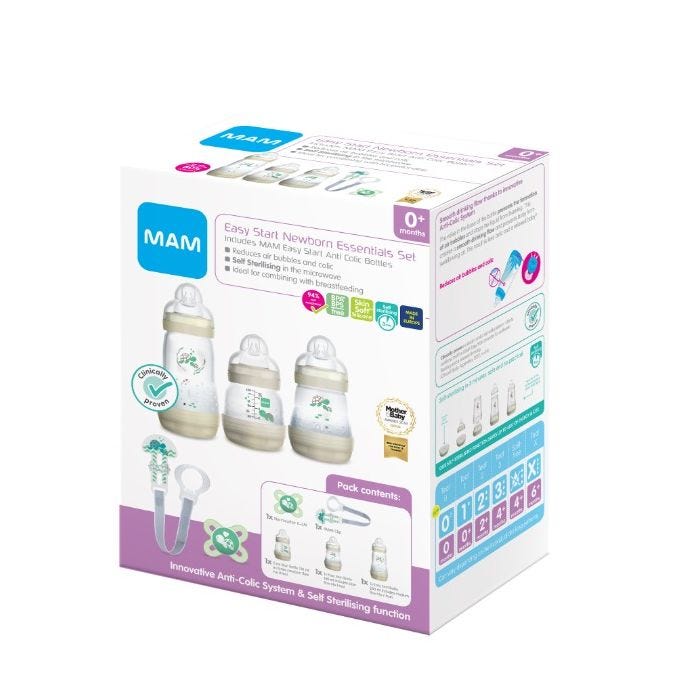 Mam easy start sales newborn feeding set