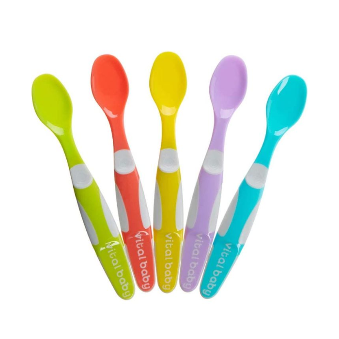 Vital Baby Weaning Spoons 5pk